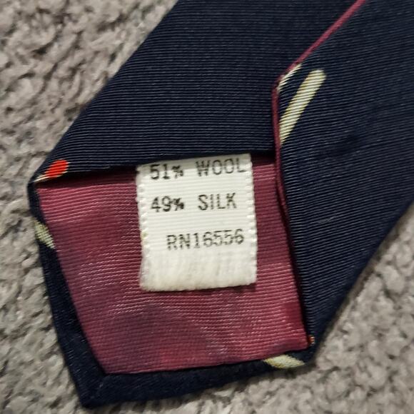 Horchow Neck Ties Vintage Silk Match Sticks Numbers 3-Pack - Picture 10 of 10